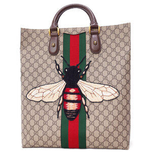 GUCCI Be GG Supreme Tote Bag Handbag